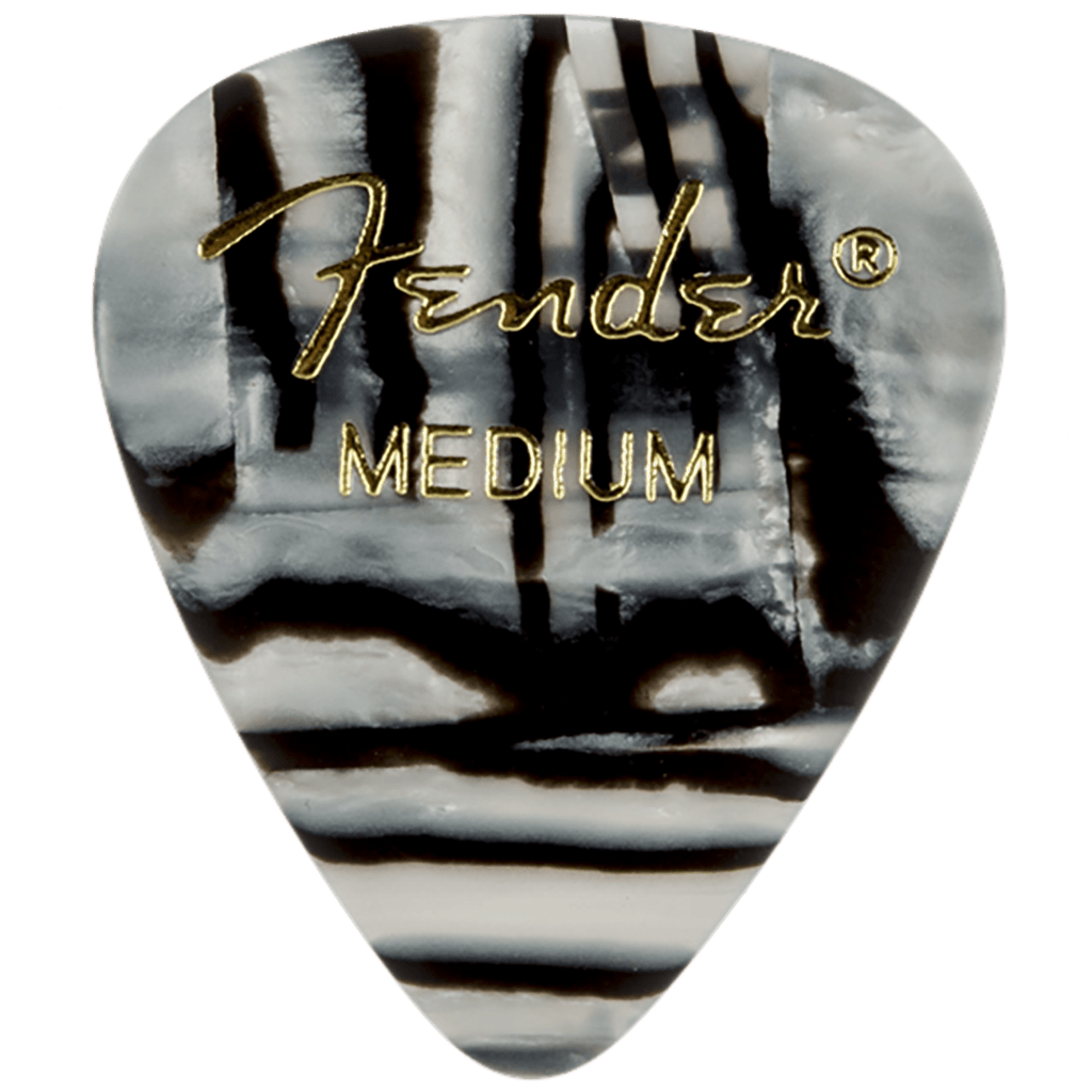 Fender 351 Medium Zebra Guitars Picks x12