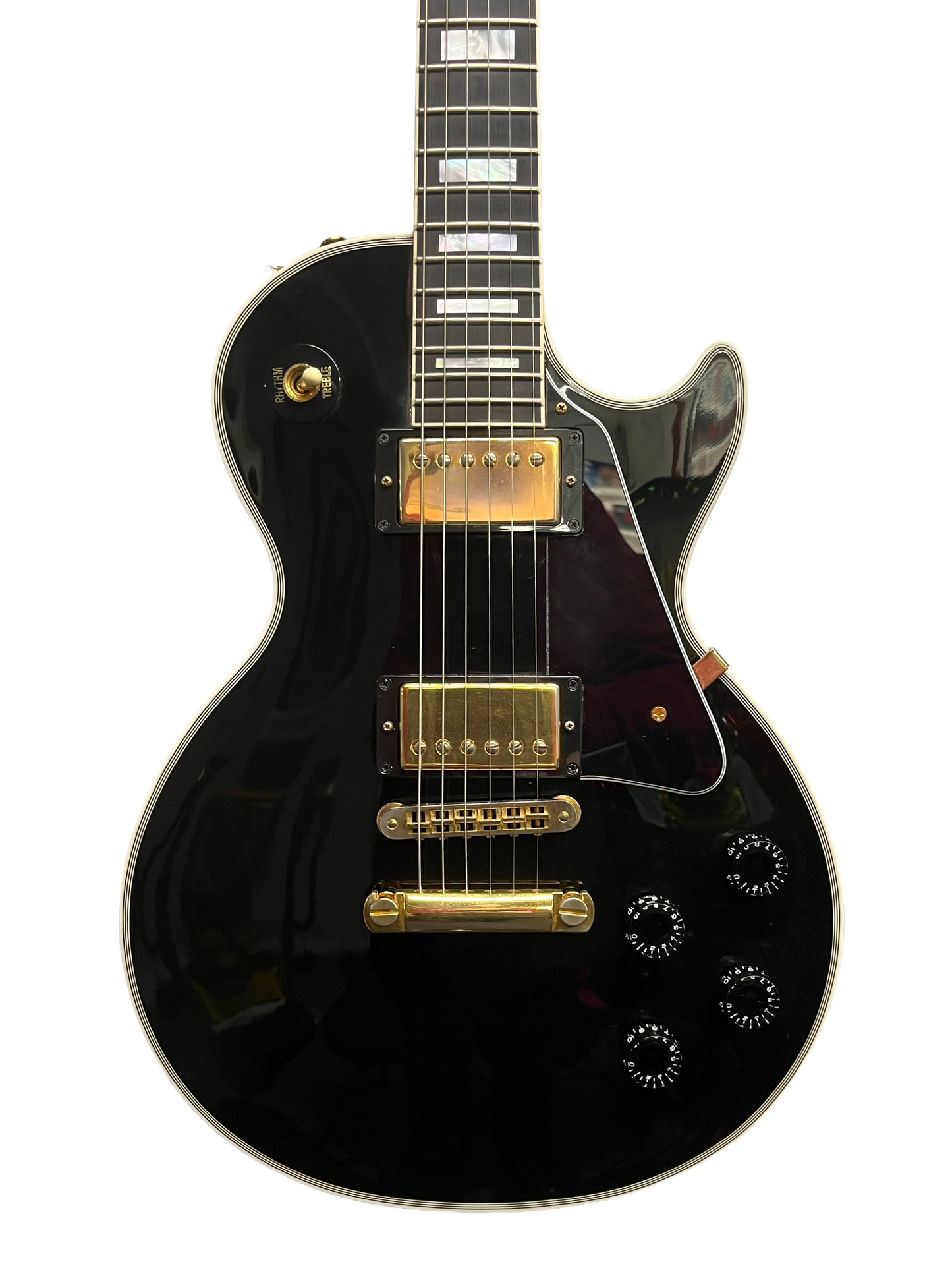 Gibson Custom Shop Les Paul Custom, Ebony Gloss, Ebony Fingerboard (2019) Used