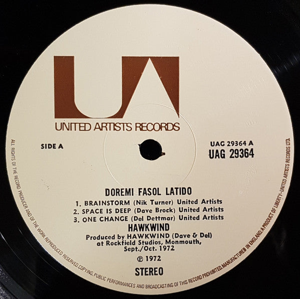 Hawkwind - Doremi Fasol Latido - Vinyl LP, Album, UK 1972 (USED VG+)