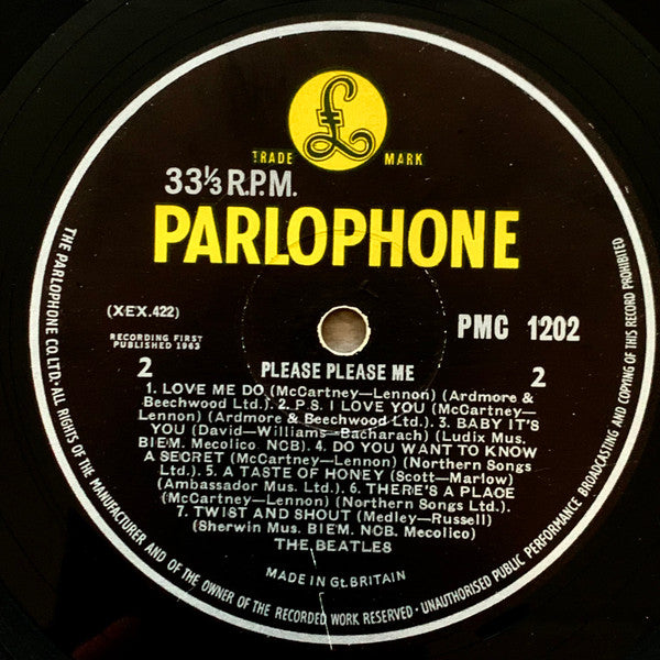 The Beatles – Please Please Me - Vinyl LP, Album, Repress, Mono, 4th Pressing, UK 1963 (USED VG+)