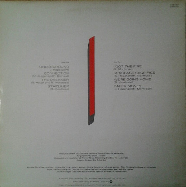 Montrose - Paper Money - Vinyl LP, Album, UK 1974 (USED VG+)