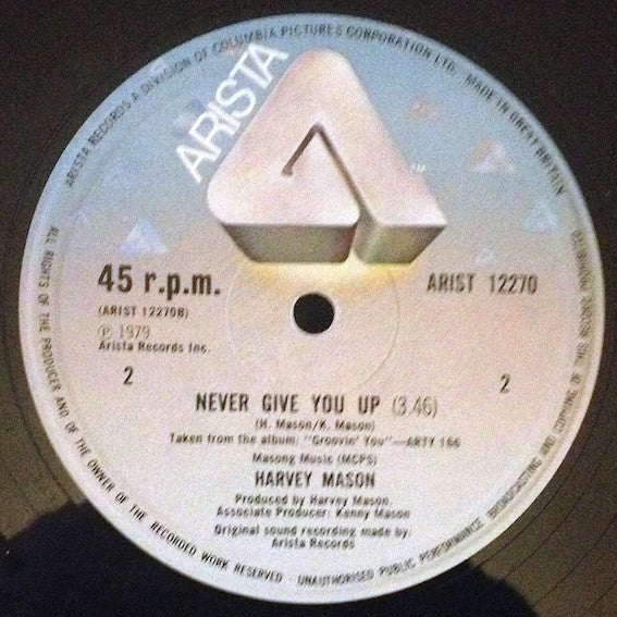 Harvey Mason – Groovin' You - Vinyl 12", 45 RPM, UK 1979 (USED VG)