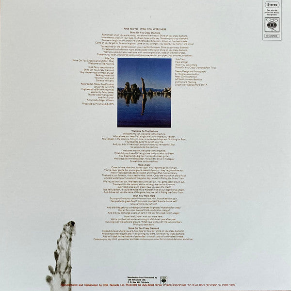 Pink Floyd - Wish You Were Here - Vinyl LP, Album, Blue Vinyl (NEW SEALED)
