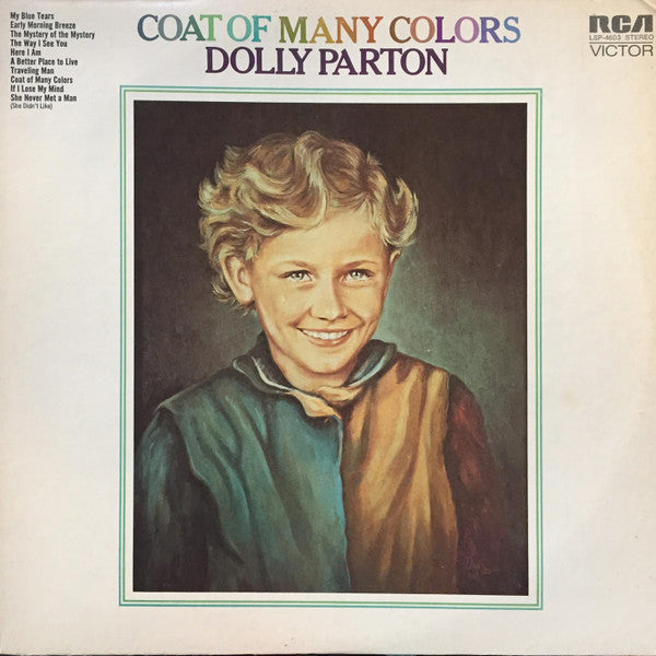 Dolly Parton - Coat Of Many Colors - Vinyl LP, Album, Stereo, US 1971 (USED NM)