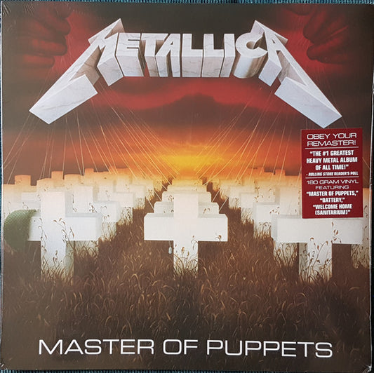 Metallica - Master Of Puppets - Vinyl LP, Album, Reissue, Remastered (NEW SEALED)