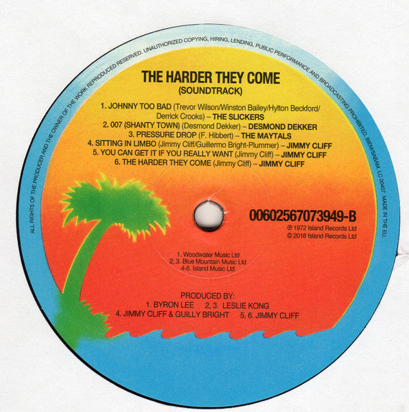 Jimmy Cliff & Various – The Harder They Come - Vinyl LP, Compilation, Reissue, Gatefold, Europe 2018 (NEW SEALED)