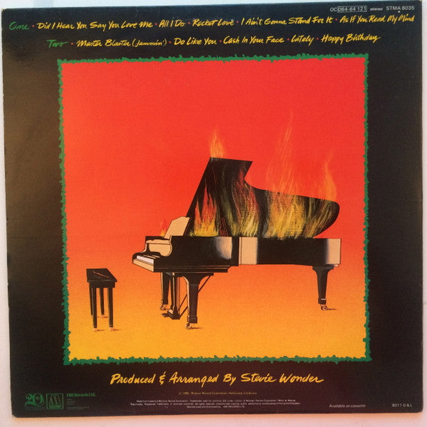 Stevie Wonder - Hotter Than July - Vinyl LP, Album, UK 1980 (USED VG+)