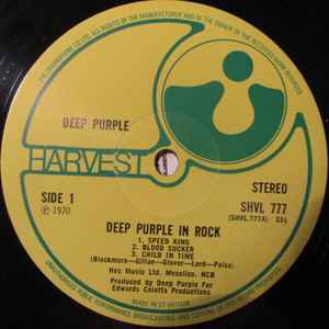 Deep Purple - Deep Purple In Rock -  Vinyl LP, Album, Repress, Gatefold, UK 1970 (USED VG)