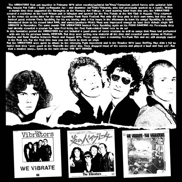 The Vibrators - The 1976 Demos - Vinyl LP (NEW SEALED)