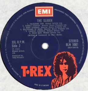 T. Rex - The Slider - Vinyl LP, Album, Stereo, UK 1972 (USED VG)