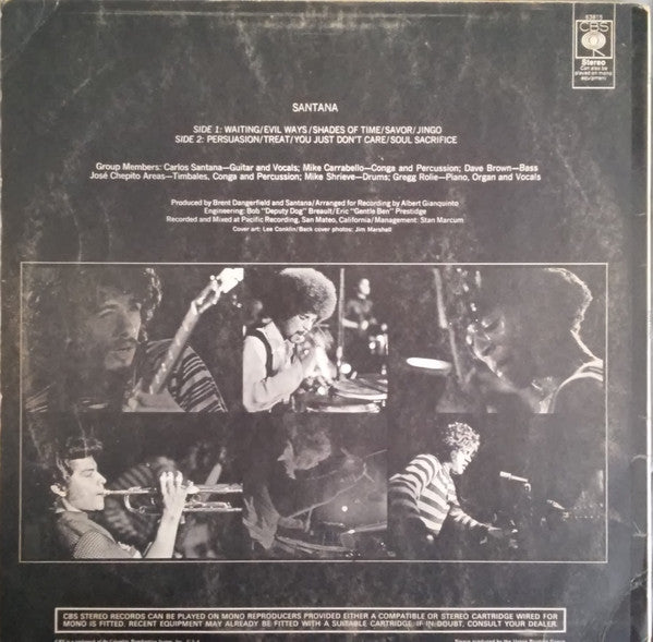 Santana - Santana - Vinyl LP, Album, Stereo, UK 1969 (USED VG)