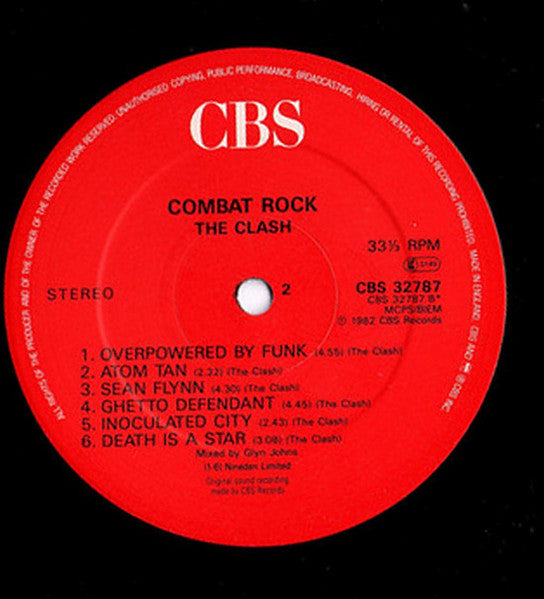 The Clash – Combat Rock - Vinyl LP, Album, Reissue, UK (USED VG+)