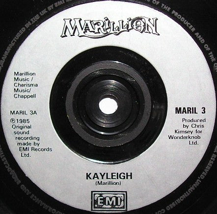 Marillion – Kayleigh - Vinyl 7", 45 RPM, Single, Silver Injection Labels, UK 1985 (USED VG+)