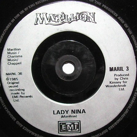 Marillion – Kayleigh - Vinyl 7", 45 RPM, Single, Silver Injection Labels, UK 1985 (USED VG+)