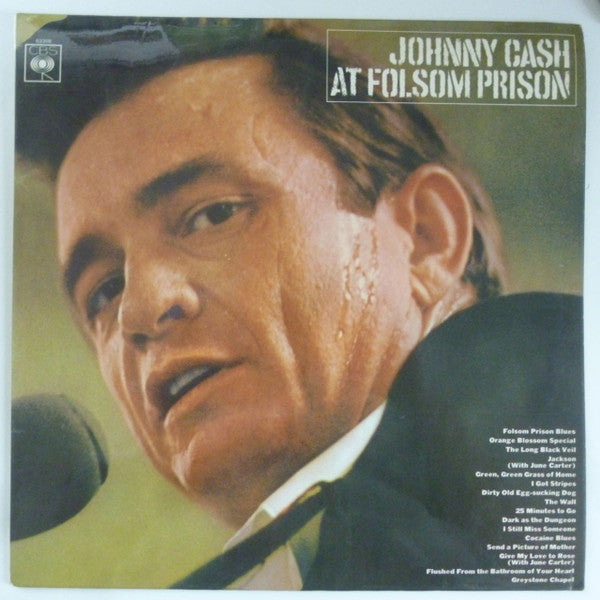 Johnny Cash - At Folsom Prison - Vinyl LP, Stereo, Album, UK 1968 (USED NM)