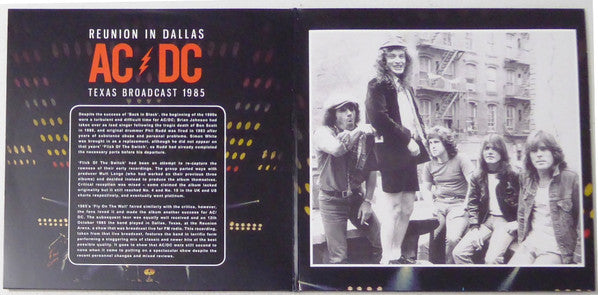 AC/DC - Reunion In Dallas, Texas Broadcast 1985 - 2 x Vinyl LP, Album, Limited Edition, 2019 (NEW SEALED)
