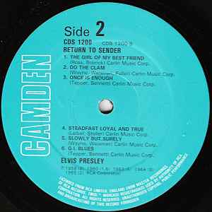 Elvis Presley – Return To Sender - Vinyl LP, Compilation, UK (USED VG+)