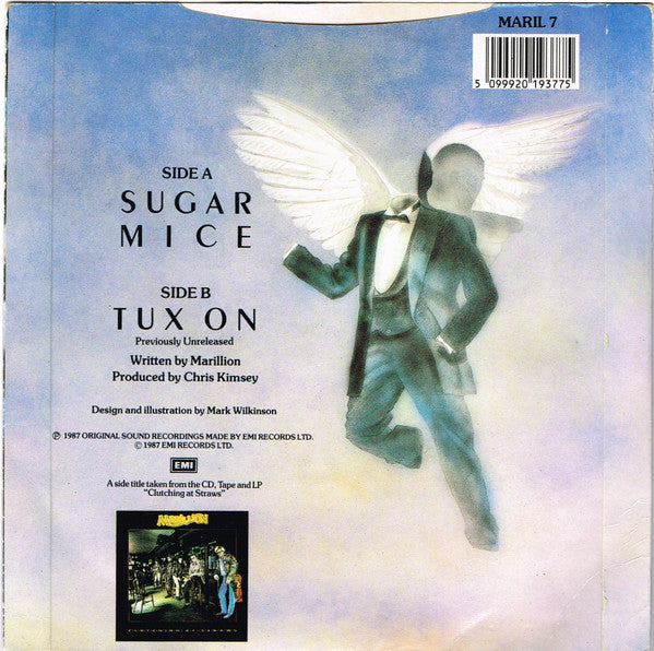 Marillion – Sugar Mice - Vinyl 7", Single, 45 RPM, Silver Injection Labels, UK 1987 (USED VG+)