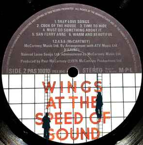 Wings - Wings At The Speed Of Sound - Vinyl LP, Album, Stereo, UK 1976 (USED VG)