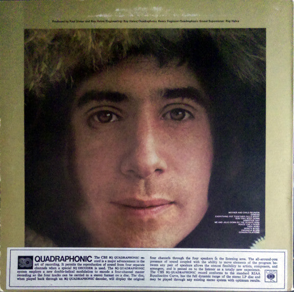 Paul Simon - Paul Simon Quadraphonic - Vinyl LP, Album, 1972 (USED VG+)