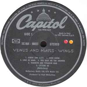Wings - Venus And Mars - Vinyl LP, Album, Stereo, UK 1975 (USED VG+)