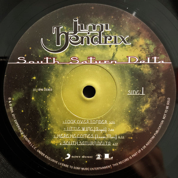 Jimi Hendrix - South Saturn Delta - 2 x Vinyl LP, Compilation, (NEW SEALED)