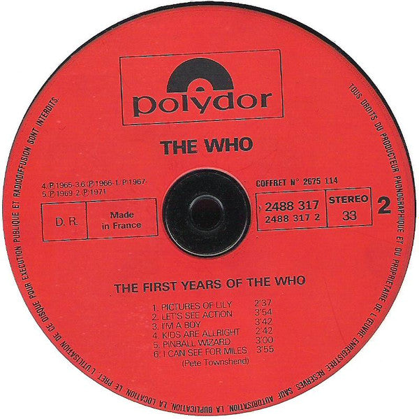 The Who – The Best Of The Last Ten Years / '64-'74 - 2 × Vinyl LP, Compilation, Reissue, Stereo (USED VG+)