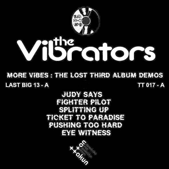The Vibrators - More Vibes: The Lost Third Album Demos - Vinyl LP (NEW SEALED)