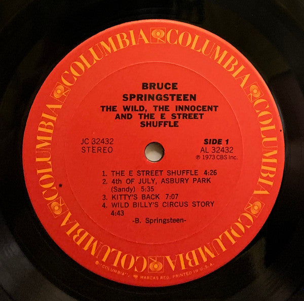 Bruce Springsteen – The Wild, The Innocent & The E Street Shuffle - Vinyl LP, Album, Reissue, US 1980 (USED VG)