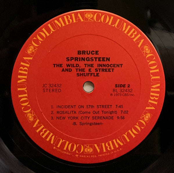 Bruce Springsteen – The Wild, The Innocent & The E Street Shuffle - Vinyl LP, Album, Reissue, US 1980 (USED VG)