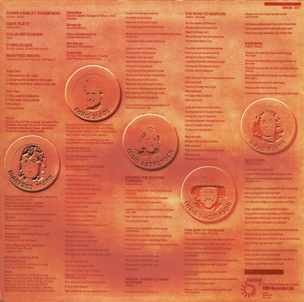 Manfred Mann's Earth Band - The Roaring Silence - Vinyl LP, Album, Reissue, Stereo, UK 1977 (USED VG+)