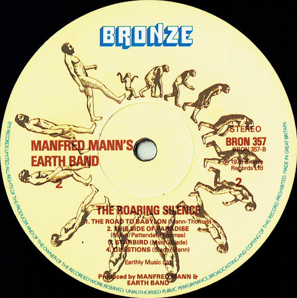 Manfred Mann's Earth Band - The Roaring Silence - Vinyl LP, Album, Reissue, Stereo, UK 1977 (USED VG+)