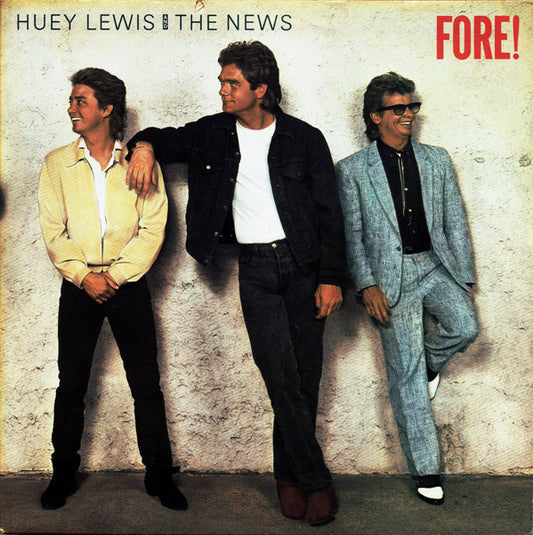 Huey Lewis And The News - Fore! - Vinyl LP, Album, UK 1986 (USED VG+)