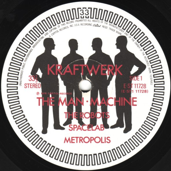 Kraftwerk - The Man • Machine - Vinyl LP, Album, UK 1978 (USED NM)