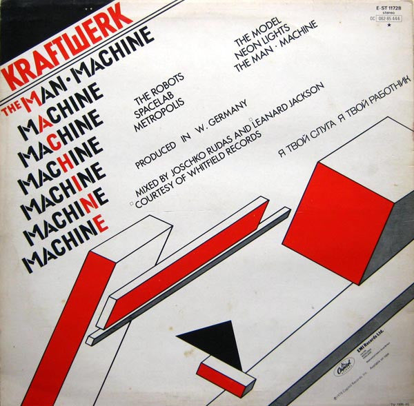 Kraftwerk - The Man • Machine - Vinyl LP, Album, UK 1978 (USED NM)