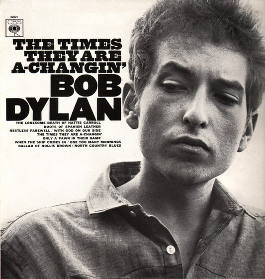 Bob Dylan - The Times They Are A-Changin' - Vinyl LP, Album, Stereo, Reissue, UK 1982 (USED VG+)