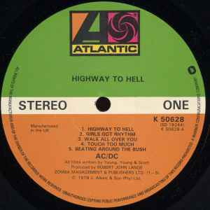 AC/DC - Highway To Hell - Vinyl LP, Album, Stereo, UK 1979 (USED NM)