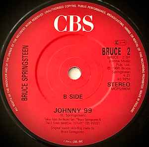 Bruce Springsteen & The E Street Band – Born To Run (Live) - Vinyl 7", 45 RPM, Single, Stereo, UK 1987 (USED NM)