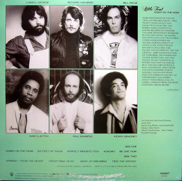 Little Feat - Down On The Farm - Vinyl LP, Album, Stereo, UK 1979 (USED VG+)
