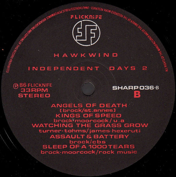Hawkwind – Independent Days Vol. 2 - Vinyl LP, Compilation, UK 1986 (USED NM)
