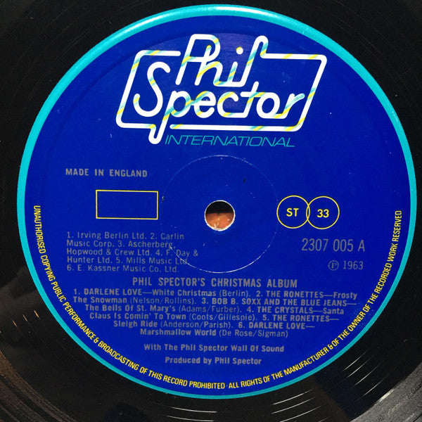 Various - Phil Spector's Christmas Album - Vinyl LP, Album, Reissue, UK 1975 (USED VG)