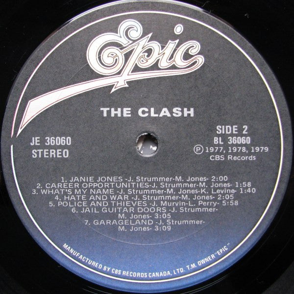 The Clash – The Clash - Vinyl LP, Album, Reissue, Canada (USED G+)