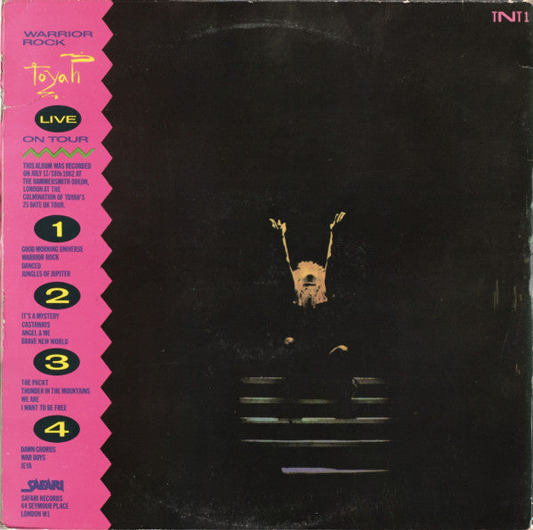 Toyah - Warrior Rock (Toyah On Tour) - 2 × Vinyl LP, Album, UK 1982 (USED VG+)