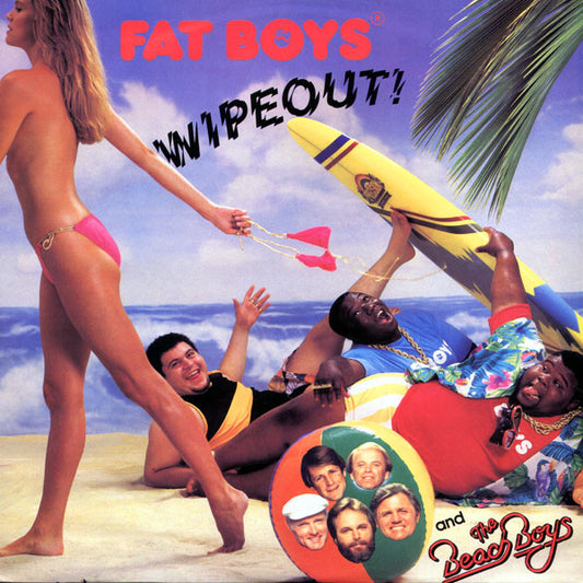 Fat Boys And The Beach Boys – Wipeout! - Vinyl 12", 45 RPM, Single, UK 1987 (USED VG+)