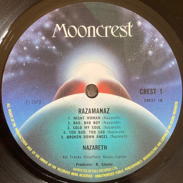 Nazareth – Razamanaz - Vinyl LP, Album, Gatefold, UK 1973 (USED VG)