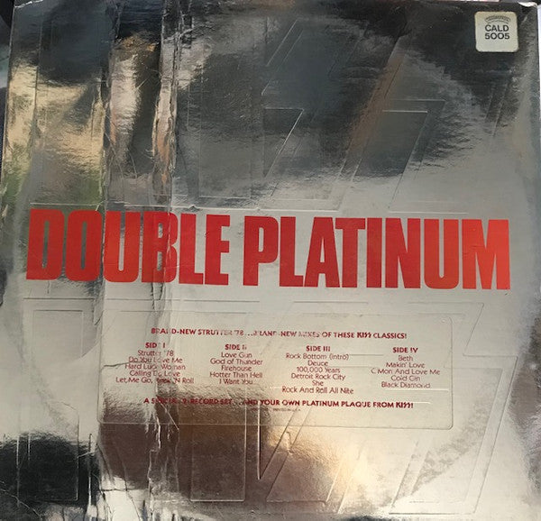 Kiss - Double Platinum - 2 × Vinyl LP, Compilation, Gatefold, UK 1978 (USED VG+)