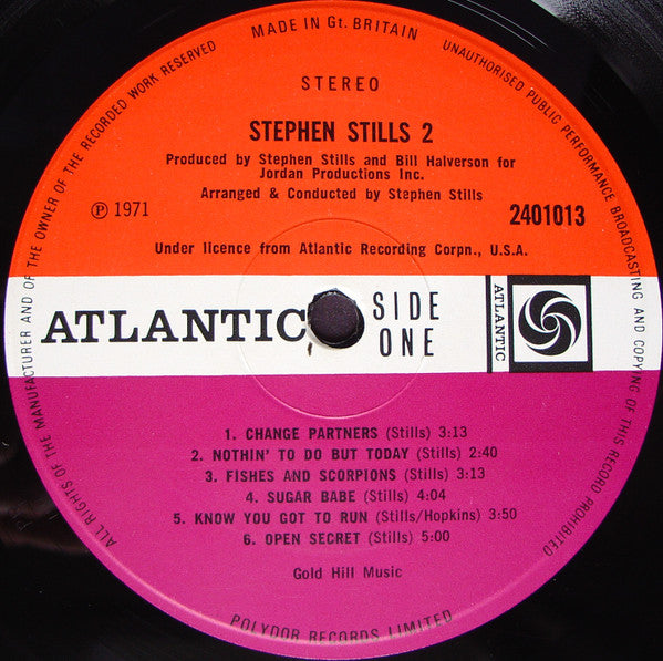 Stephen Stills – Stephen Stills 2 - Vinyl LP, Album, Stereo, Gatefold, UK 1971 (USED VG)
