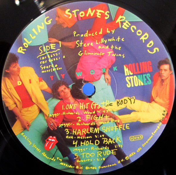 The Rolling Stones – Dirty Work - Vinyl LP, Album, Stereo, UK 1986 (USED VG+)