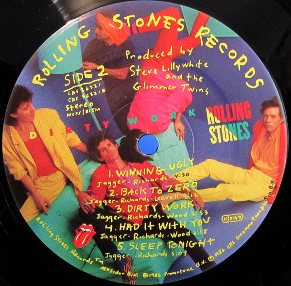 The Rolling Stones – Dirty Work - Vinyl LP, Album, Stereo, UK 1986 (USED VG+)
