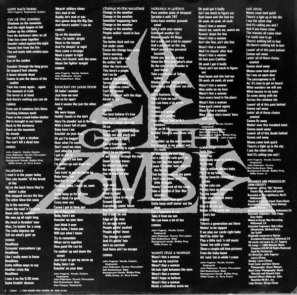 John Fogerty - Eye Of The Zombie - Vinyl LP, Album, US 1986 (USED VG+)